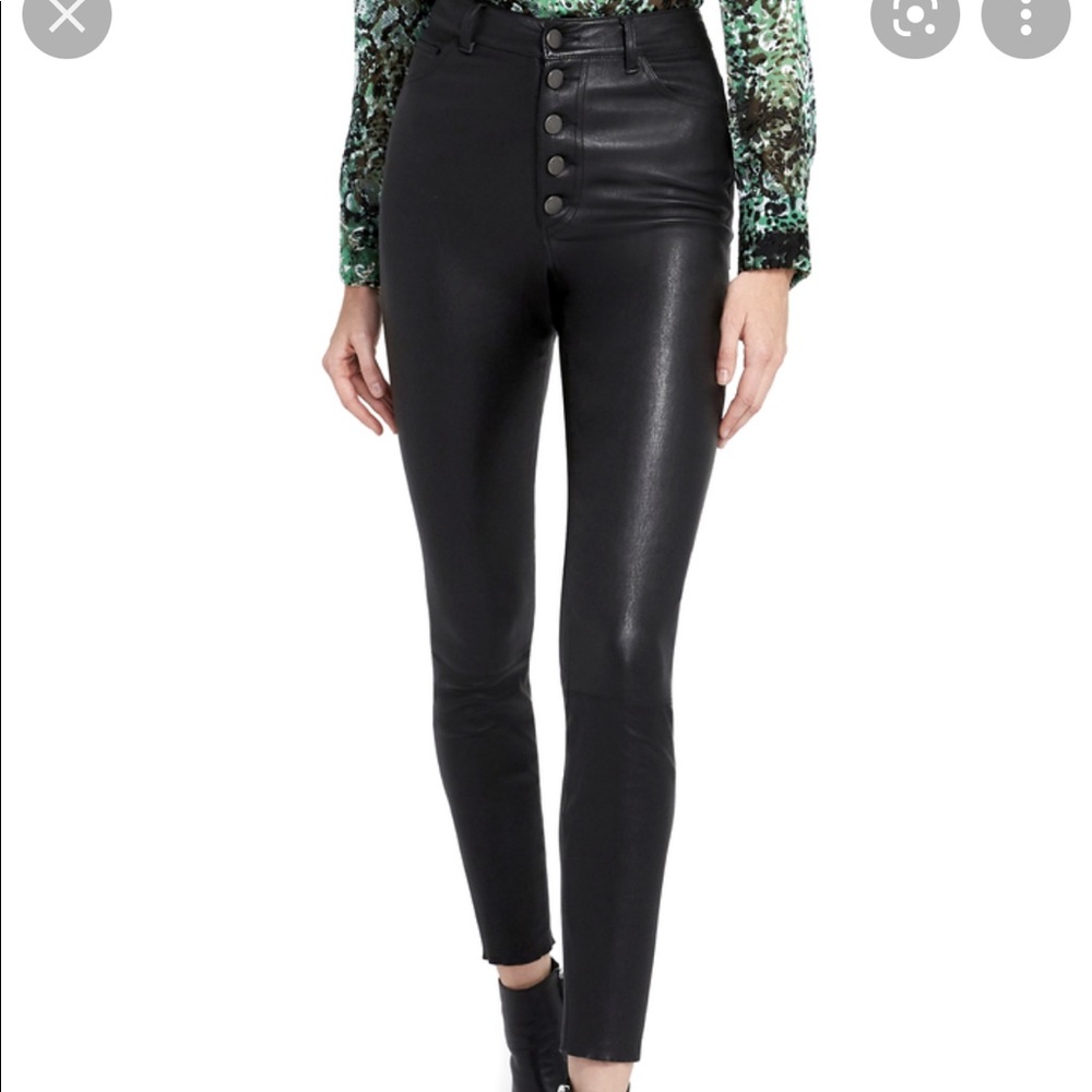 NWT Alice + Olivia Leather pants
